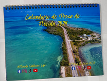 Cargar imagen en el visor de la galería, calendario de pesca para florida del 2024 en español
